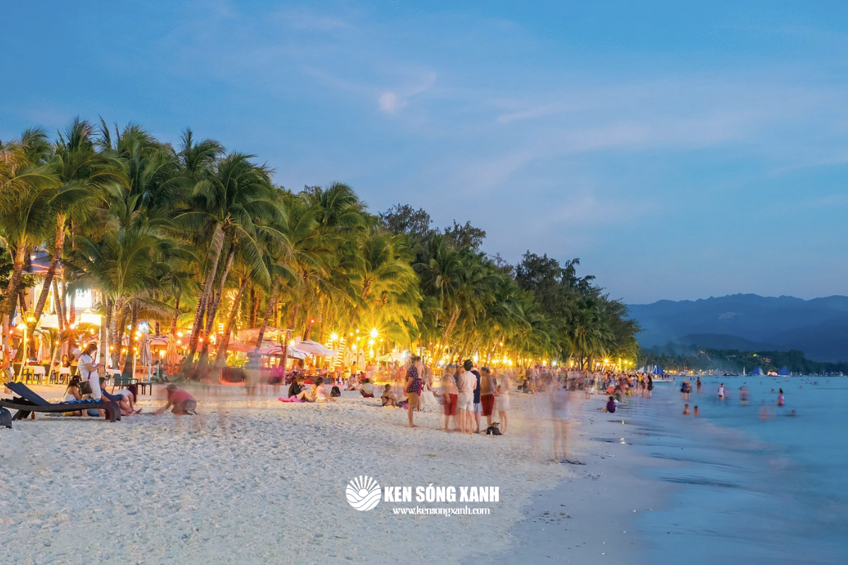 bãi biển đẹp ở Philippines Boracay Aklan