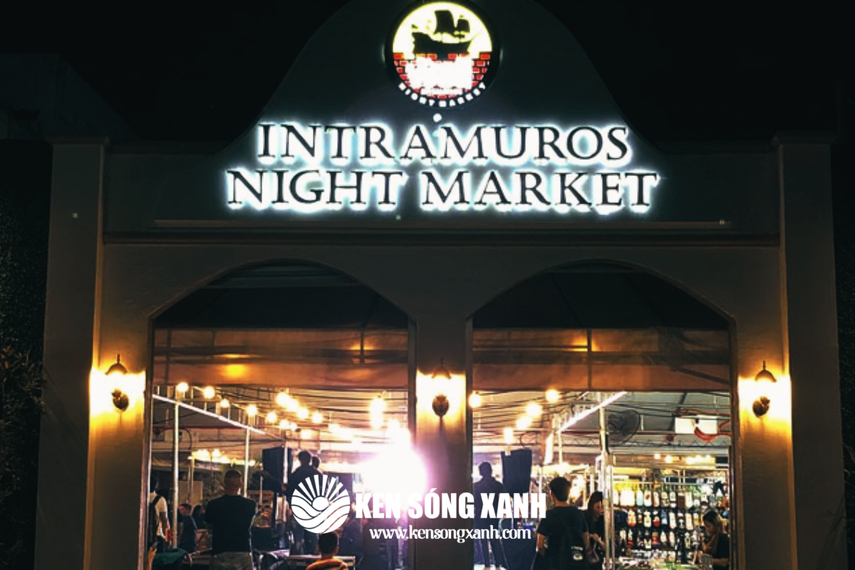 chợ đêm ở Manila
